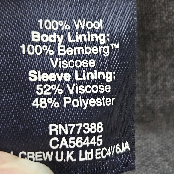 J. Crew Ludlow Slim Fit 100% Italian Wool Jacket Grey Sz 41R - Picture 16 of 16